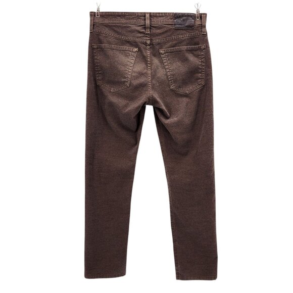 AG Adriano Goldschmied Mens 30R Pants The Tellis Modern Slim Brown - Picture 3 of 9